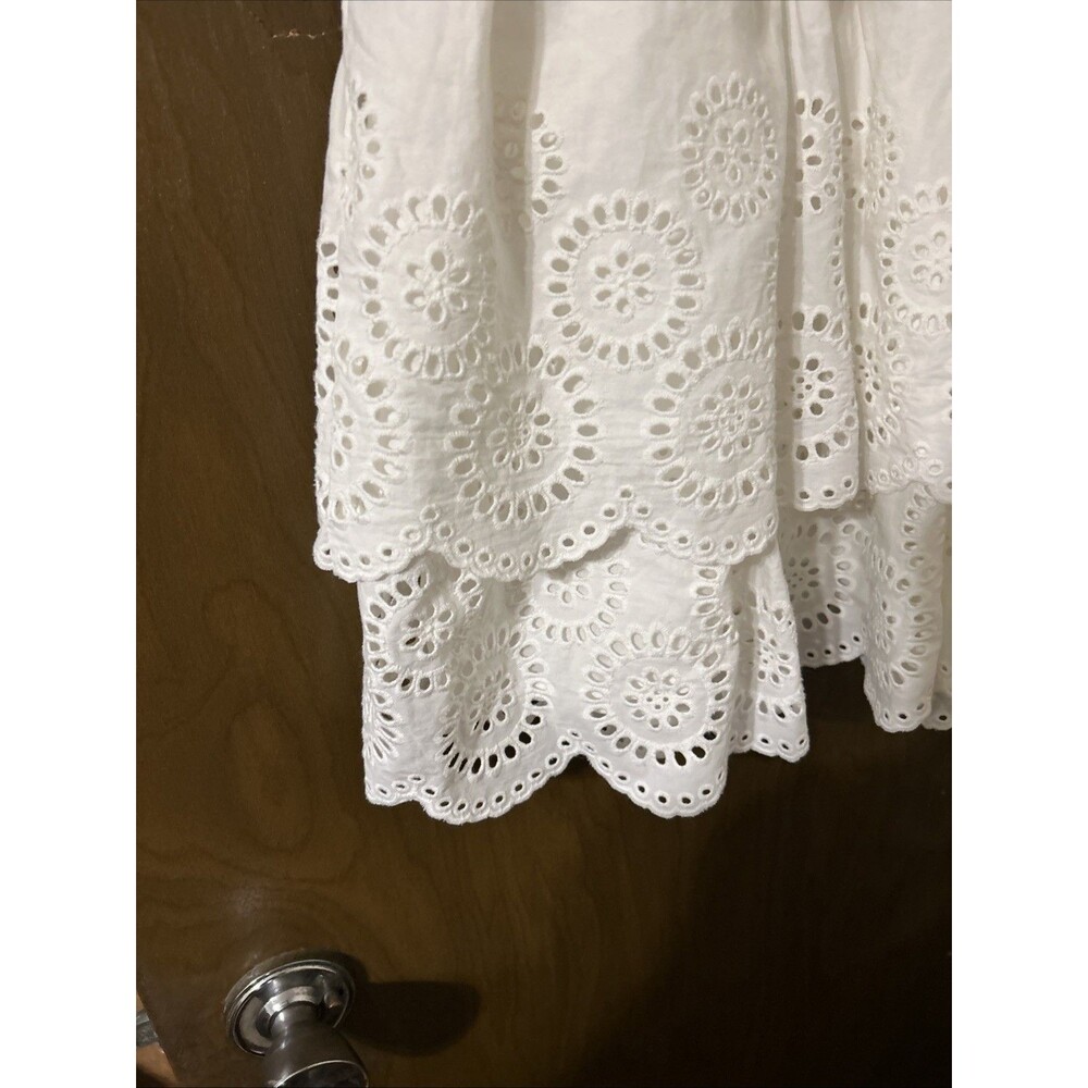 Cottagecore Eyelet Lace Steve Madden Jayda Dress Coquette Romantic Sz Sm - Picture 4 of 10